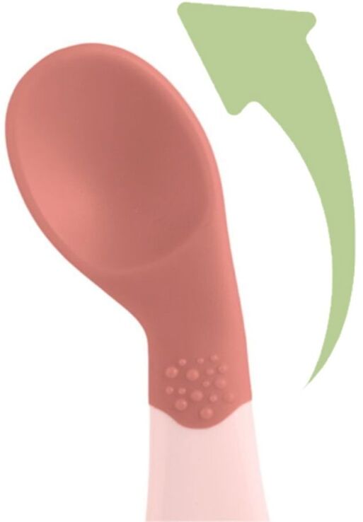 Chicco Κουτάλι Σιλικόνης Αρχής 8+Μηνών Natural Βεραμάν (F01-16100-25) (2)