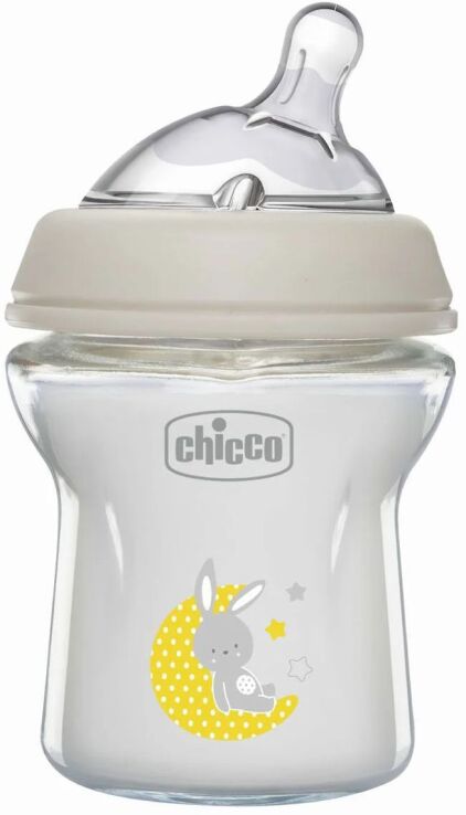 Chicco Μπιμπερό Γυάλινο Natural Feeling 150ml ΘΣ 0Μ+ (A50-81211-30) (0)