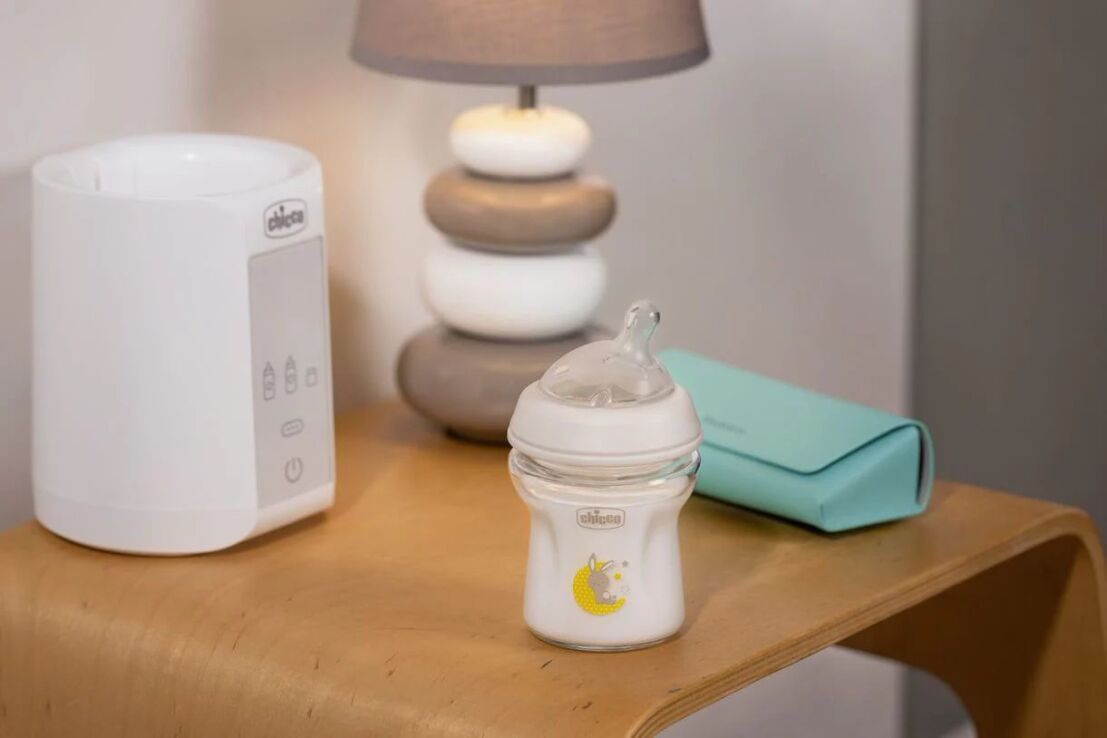 Chicco Μπιμπερό Γυάλινο Natural Feeling 250ml ΘΣ 0Μ+ (A50-81221-30) (1)