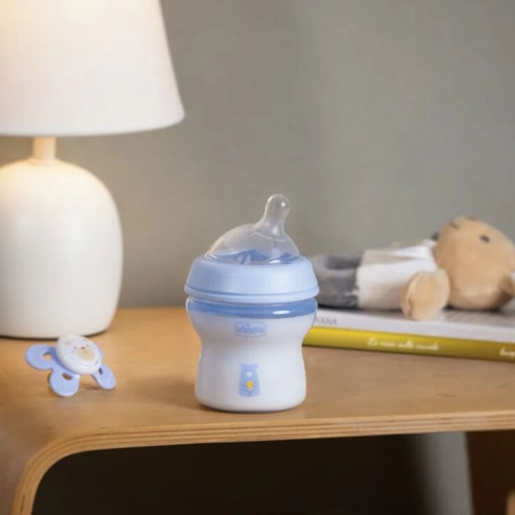 Chicco Μπιμπερό Πλαστικό Natural Feeling Σιέλ 150ml ΘΣ 0Μ+ (A60-81311-20) (2)