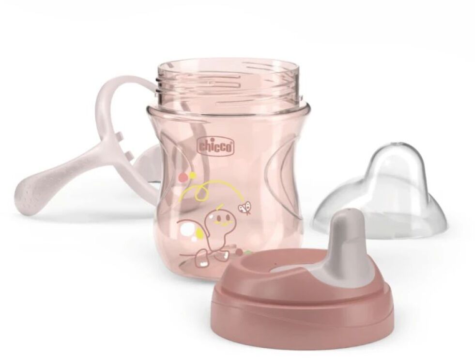 Chicco Κύπελλο Transition 4+ Μηνών Natural Ροζ (F04-06911-15) (2)