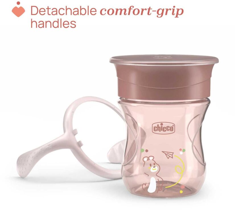 Chicco Κύπελλο Perfect 12μ+ Natural Ροζ (F04-06951-15) (3)