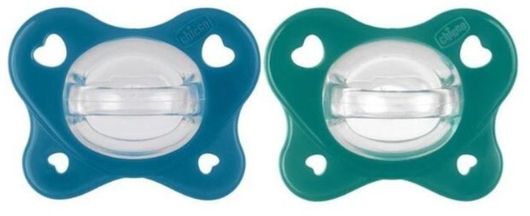 Chicco Πιπίλα Όλο Σιλικόνη Physioforma Dual Soft Σιέλ 16-36 Μηνών 2Τμχ (C60-73086-61) (0)