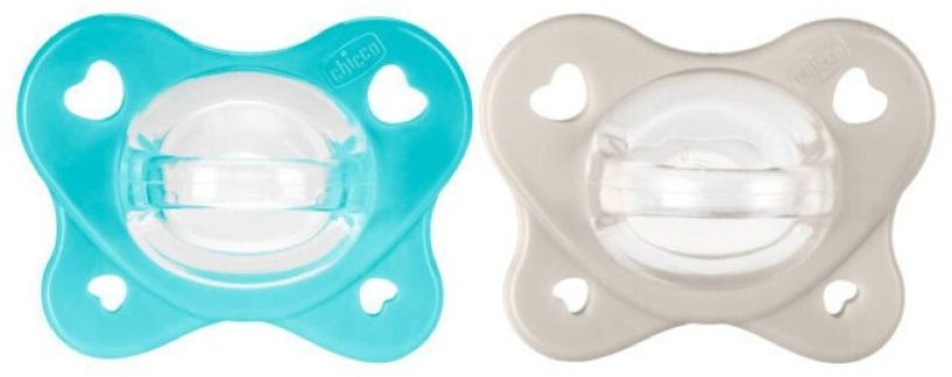 Chicco Πιπίλα Όλο Σιλικόνη PhysioForma Dual Soft Σιέλ 2-6 Μηνών 2Τμχ (C60-73087-61) (0)