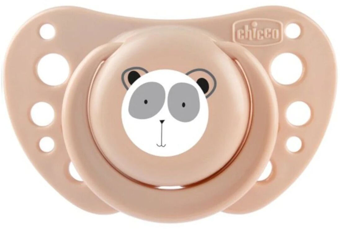 Chicco Πιπίλα Σ Physio Air Μπεζ-Ροζ 0-6+ Μηνών 2Τμχ (C10-75088-91) (2)
