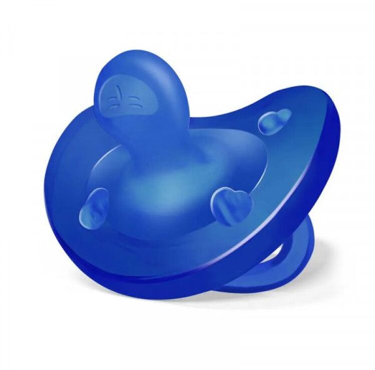 Chicco Πιπίλα Όλο Σιλικόνη Physio Soft/Μπλε 16-36 Μηνών (C60-73091-96) (0)