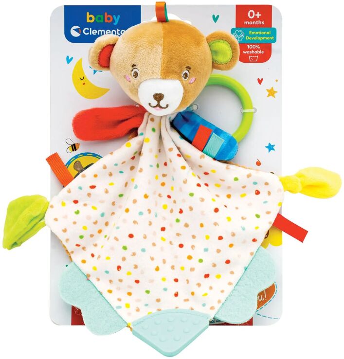 Clementoni Baby Κουδουνίστρα Μαλακό Αρκουδάκι (1000-17786) (1)