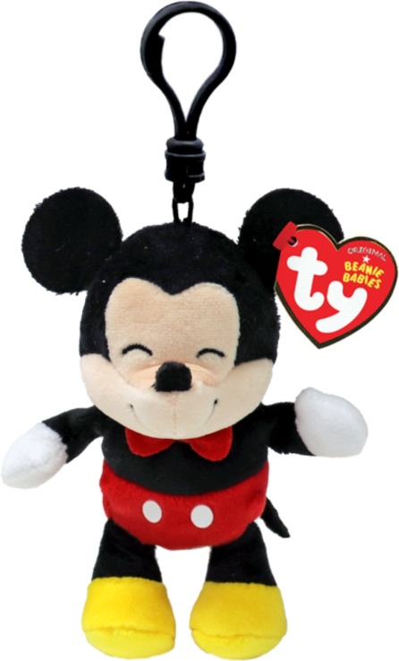Λούτρινο Beanie Babies Κλιπ Mickey Mouse 8,5cm (1607-34011) (0)