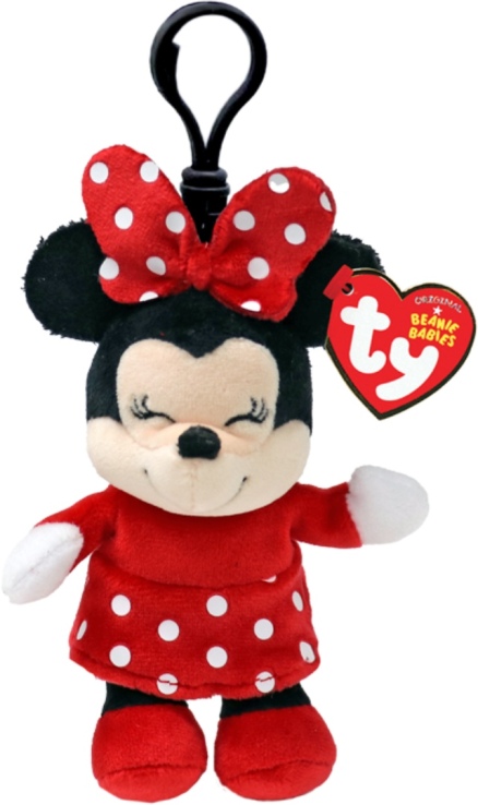 Λούτρινο Beanie Babies Κλιπ Minnie Mouse 8,5cm (1607-34012) (0)