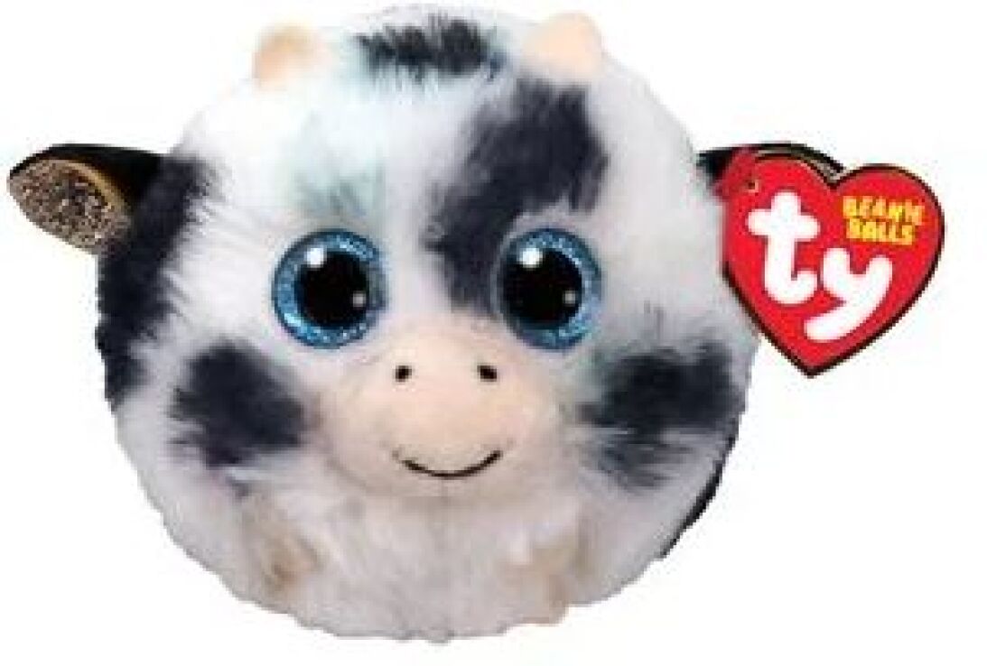 Λούτρινο Beanie Balls Αγελαδίτσα Ασπρόμαυρη (1607-42556) (0)