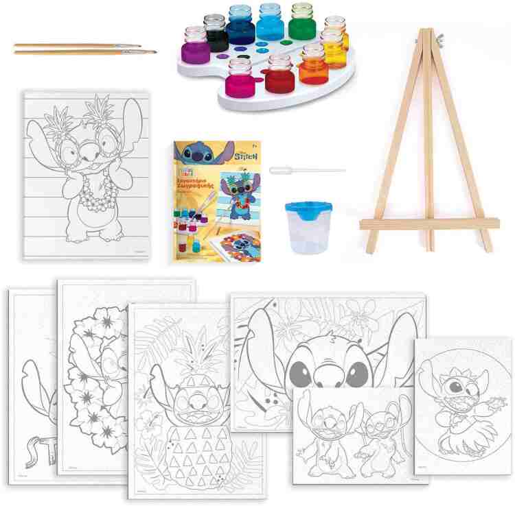 Μαθαίνω & Δημιουργώ Εργαστήριο Ζωγραφικής Ακουαρέλα-Stitch (1038-11048) (1)
