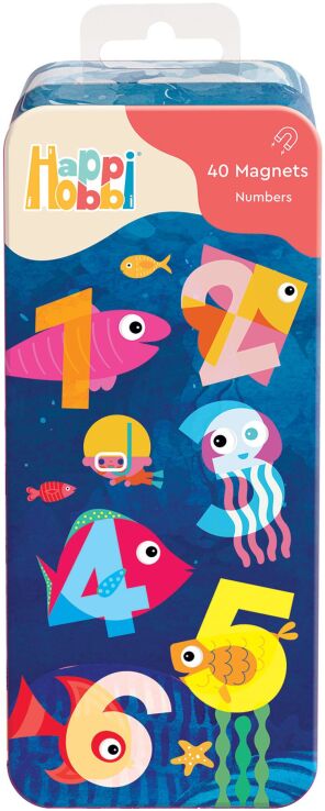 Magnet Box-Magnet Tins Γράμματα & Αριθμοί-2 Σχέδια (1029-64070) (2)