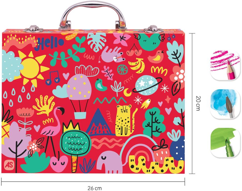 Μαθαίνω Και Δημιουργώ Εργαστήριο Ζωγραφικής Deluxe 50Τμχ My World (1038-82060) (4)