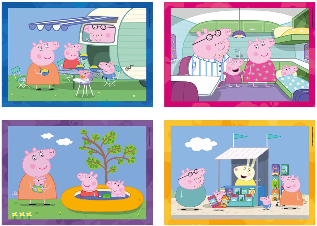 Παζλ 4 In 1 Peppa Pig (1200-21751) (1)