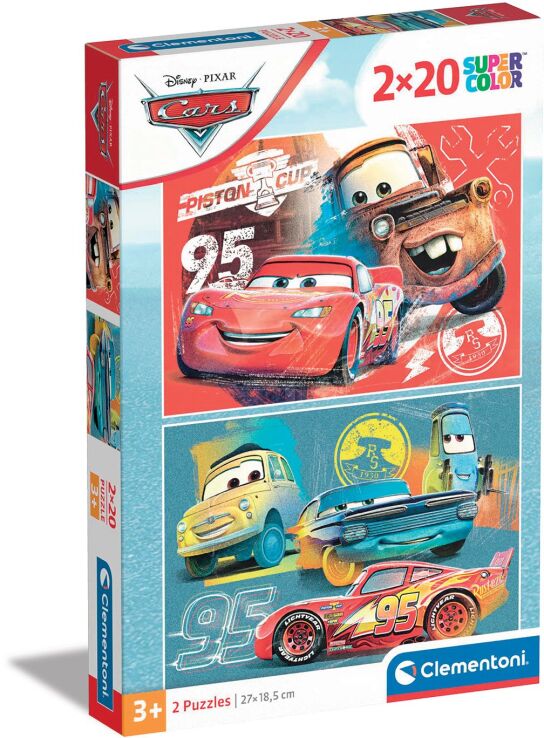 Clementoni Παζλ 2X20 Cars (1200-24808) (0)