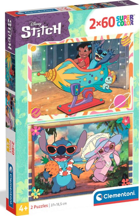 Clementoni Παζλ 2X60 Stitch (1200-24822) (0)