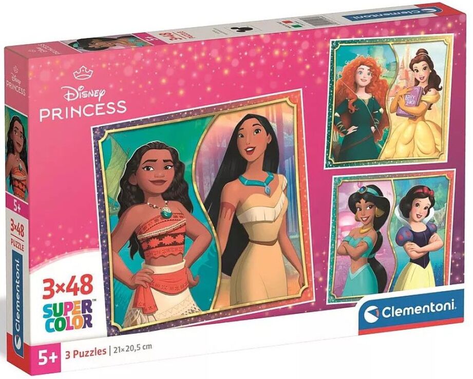 Clementoni Παζλ 3X48 Princess (1200-25064) (0)