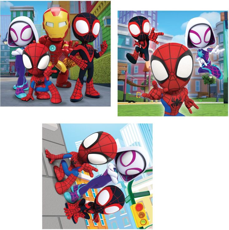 Clementoni Παζλ 3X48 Spidey & Οι Απίθανοι Φίλοι Του (1200-25294) (1)