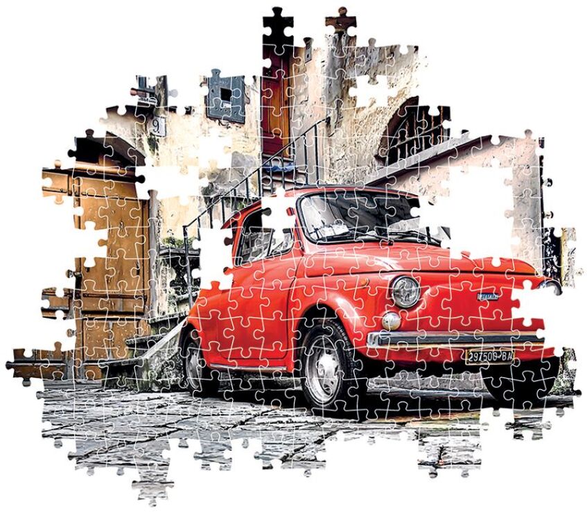 Clementoni Παζλ 500 H.Q.Fiat 500 (1220-35537) (2)