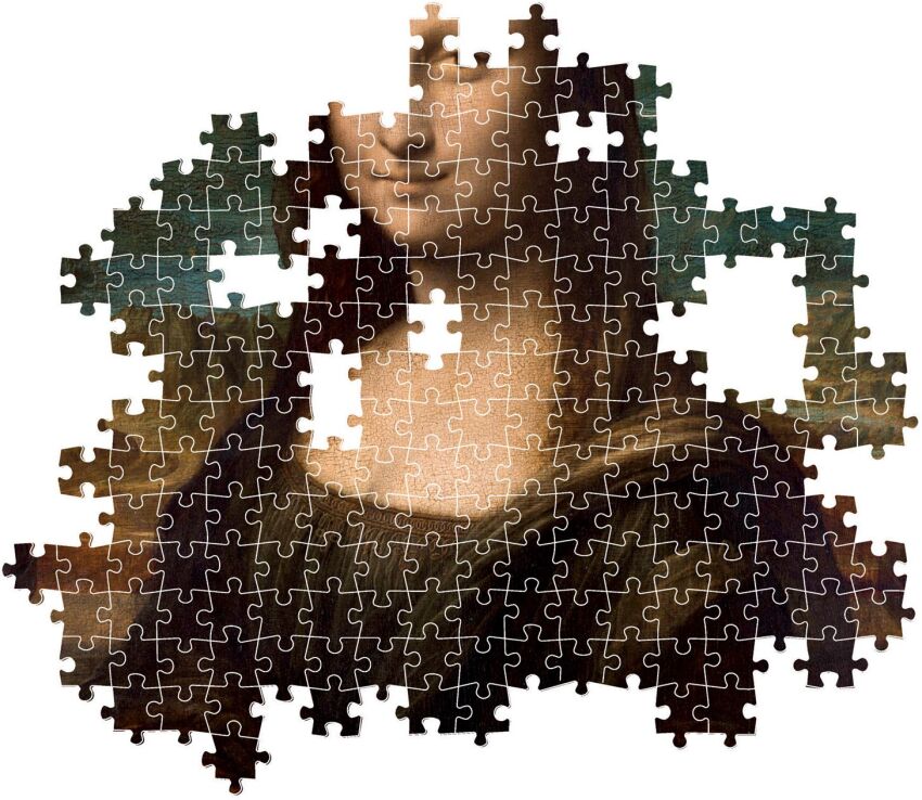 Clementoni Παζλ 1000 Museum Μόνα Λίζα (1260-37094) (2)