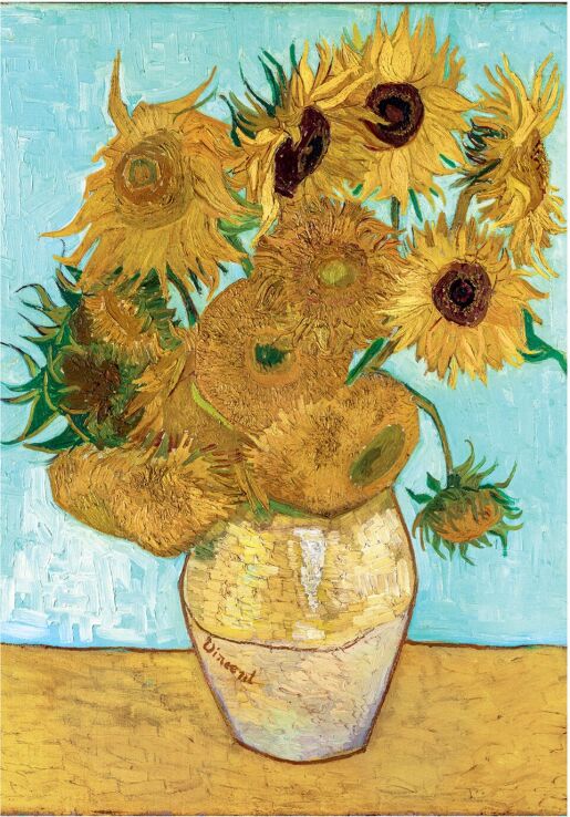 Clementoni Παζλ 1000 Museum Van Gogh:Girasoli (1260-39966) (1)