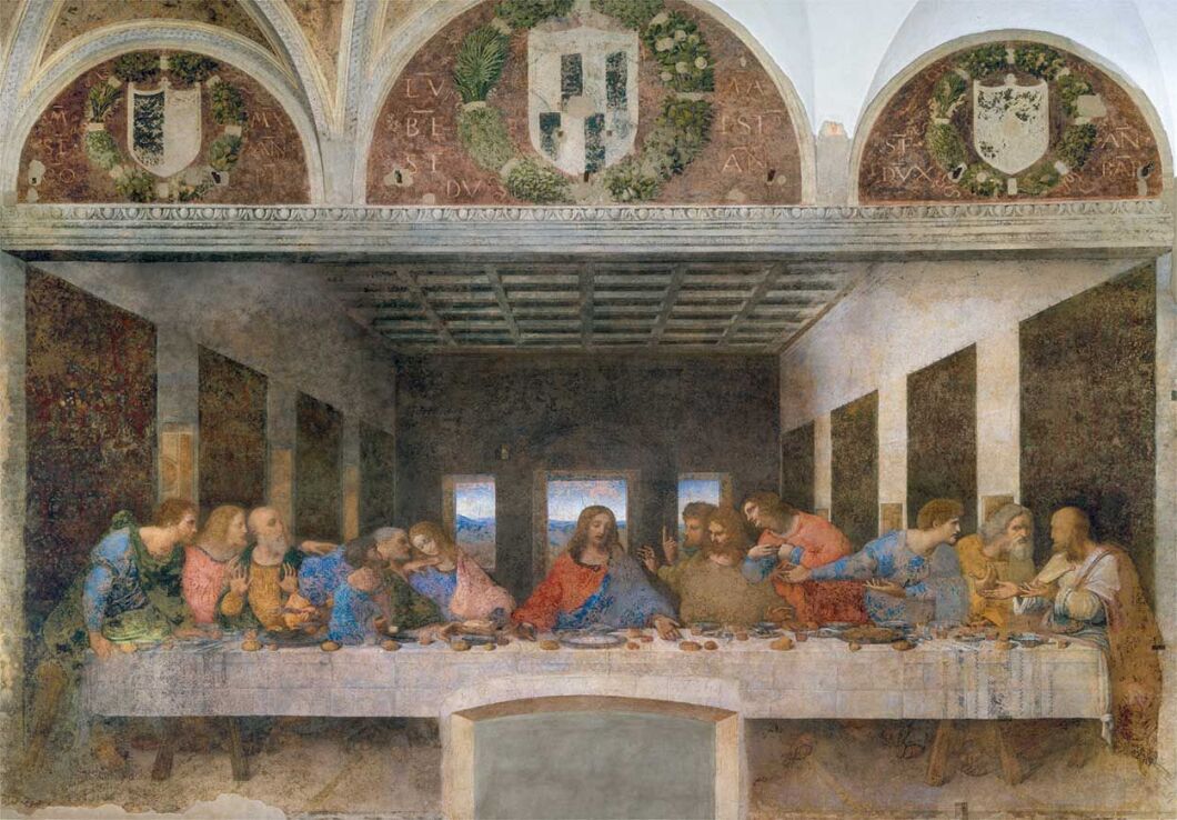 Clementoni Παζλ 1000 Museum Leonardo-Μυστικός Δείπνος (1260-39965) (1)