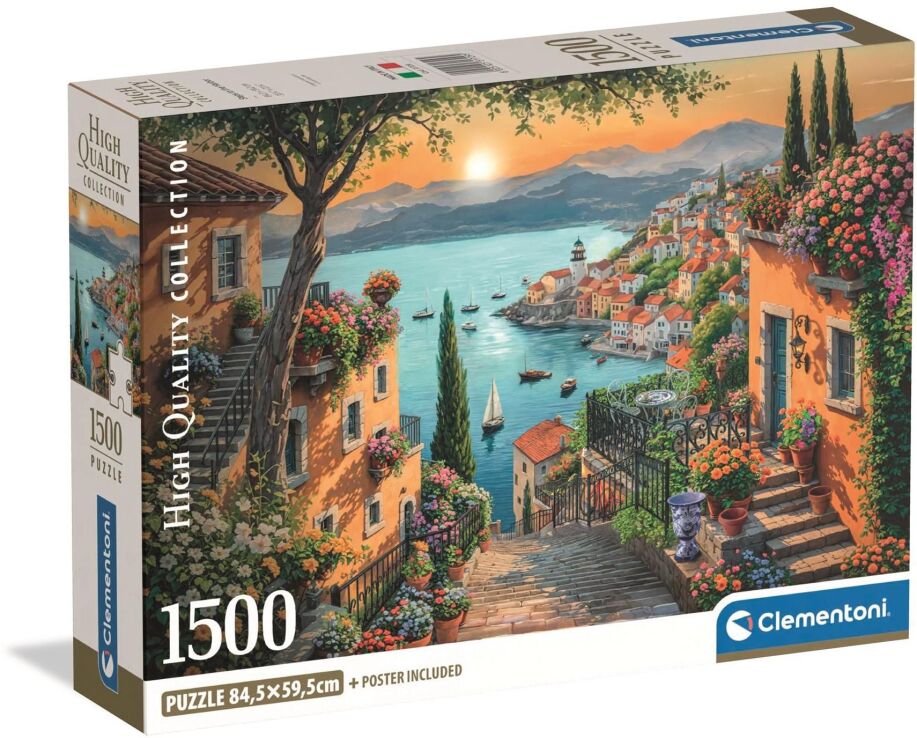 Clementoni Παζλ 1500 H.Q.Ο Δρόμος Προς Το Λιμάνι (1220-31729) (0)