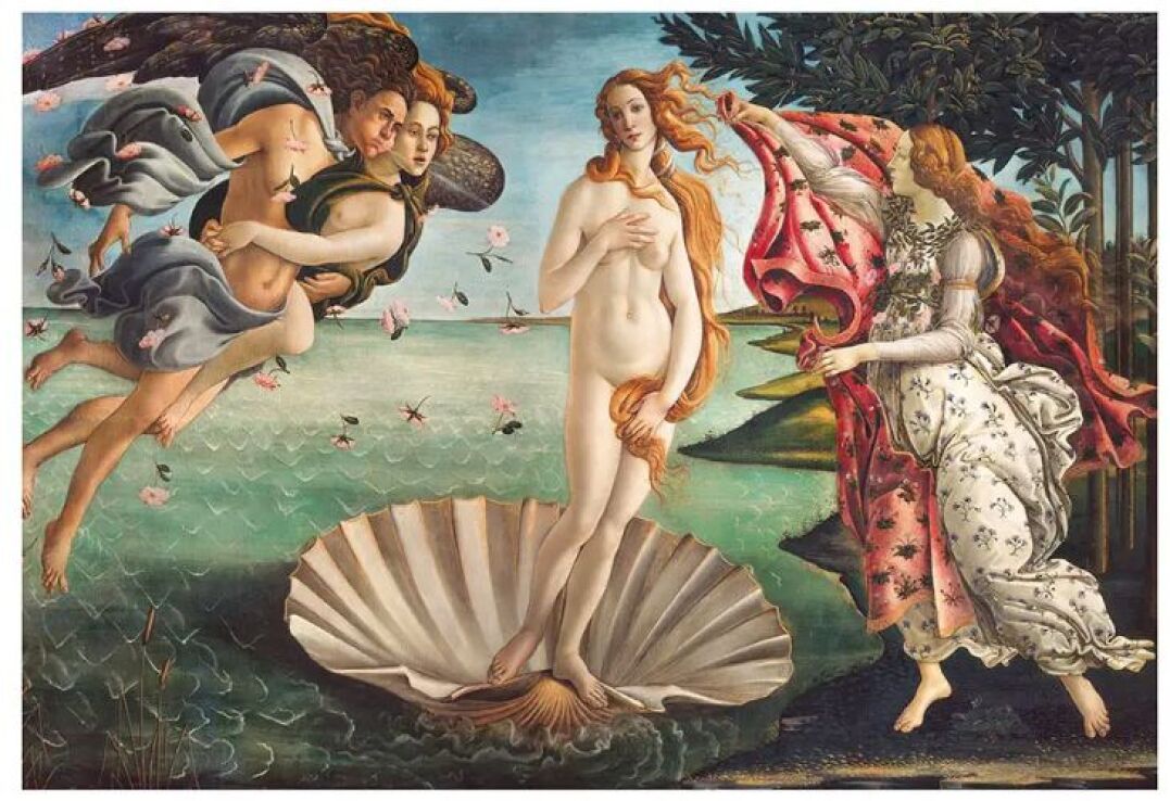 Clementoni Παζλ 2000 Museum Botticelli:Η Γέννηση Της Αφροδίτης (1220-32572) (1)