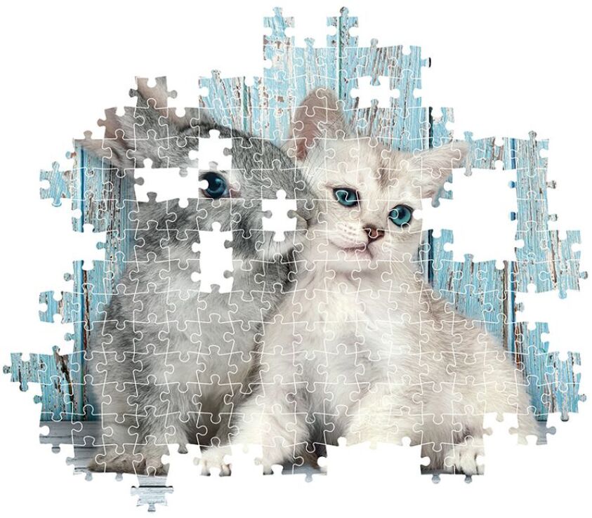 Clementoni Παζλ 500 H.Q. Cat & Bunny (1220-35539) (2)