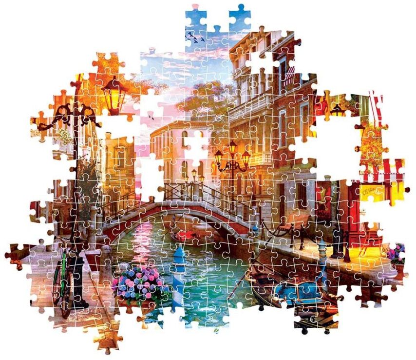 Clementoni Παζλ 500 H.Q.Sunse Over Venice (1220-35586) (2)
