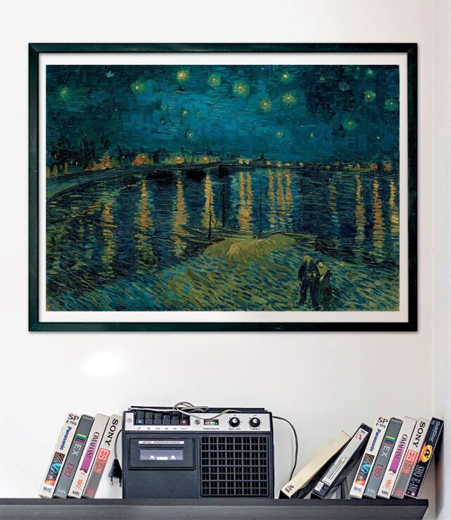Clementoni Παζλ 1000 Museum Van Gogh:Starry Night Over Rhone (1260-37095) (3)