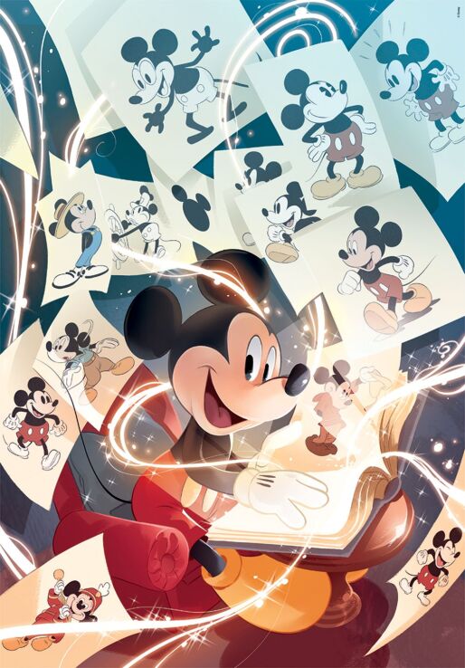 Clementoni Παζλ 1000 Η.Q. Mickey House Celebration (1260-39811) (1)