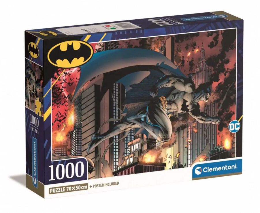 Clementoni Παζλ 1000 H.Q.Batman (1260-39851) (0)