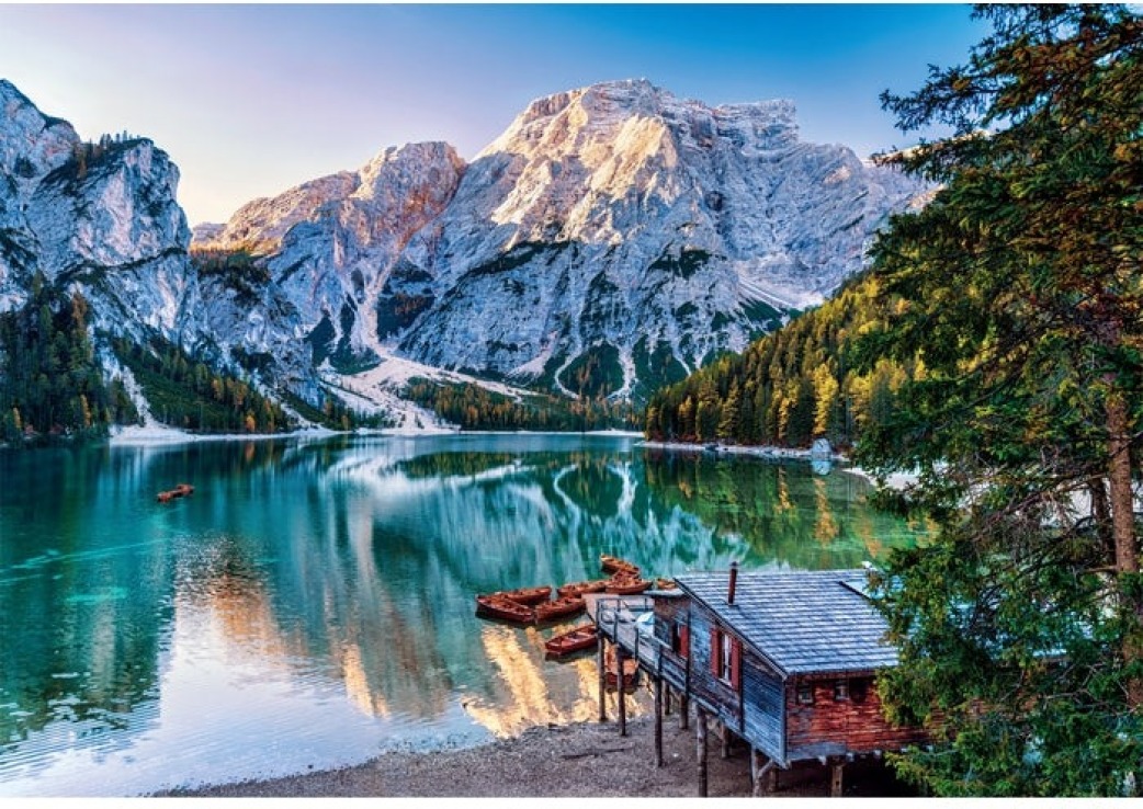 Clementoni Παζλ 1000 H.Q.Λίμνη Μπραις (1220-39934) (1)