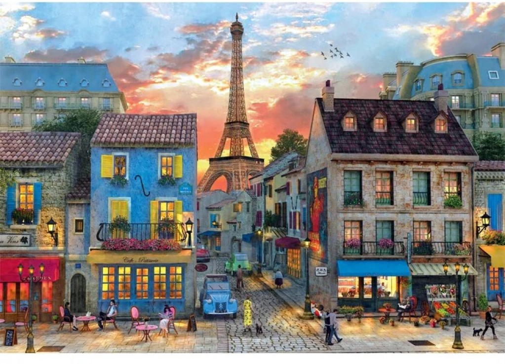 Clementoni Παζλ 1000 H.Q.Δρόμοι Του Παρισιού (1220-39983) (1)