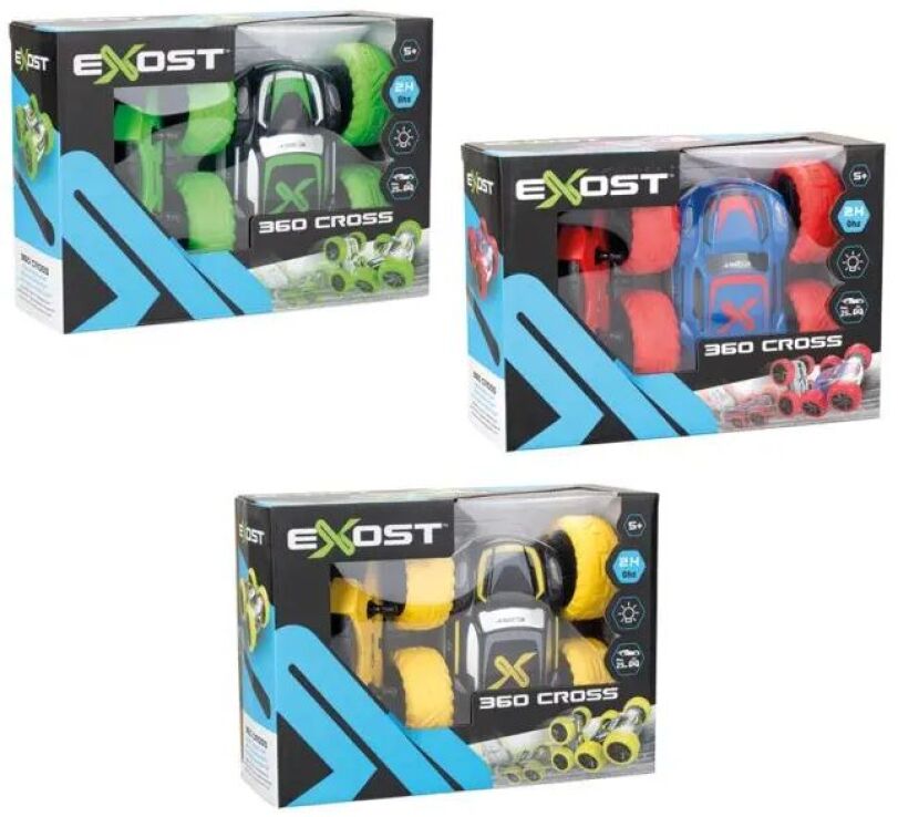 Exost Τηλεκατευθυνόμενο Αυτοκίνητο 1:18 360 Cross II Red Led-3 Σχέδια (7530-20247) (2)