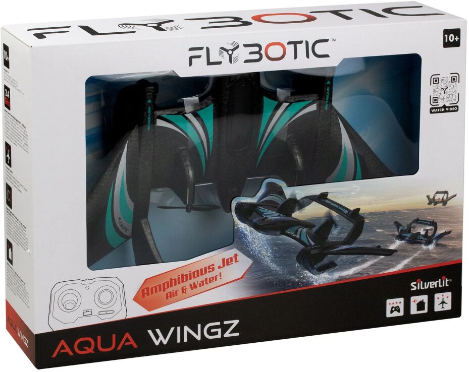 Silverlit Τηλεκατευθυνόμενο Αεροπλάνο Flybotic Aqua Wingz (7530-84498) (1)