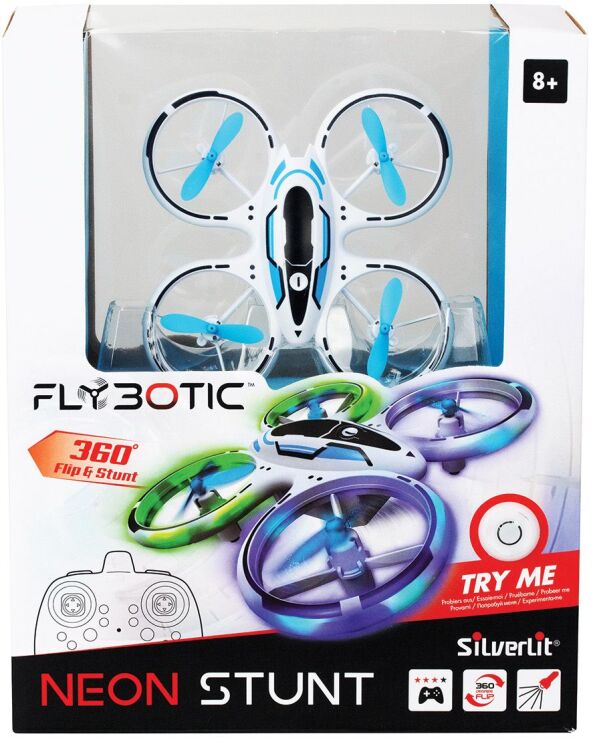 Silverlit Τηλεκατευθυνόμενο Drone Neon Stunt (7530-84827) (1)