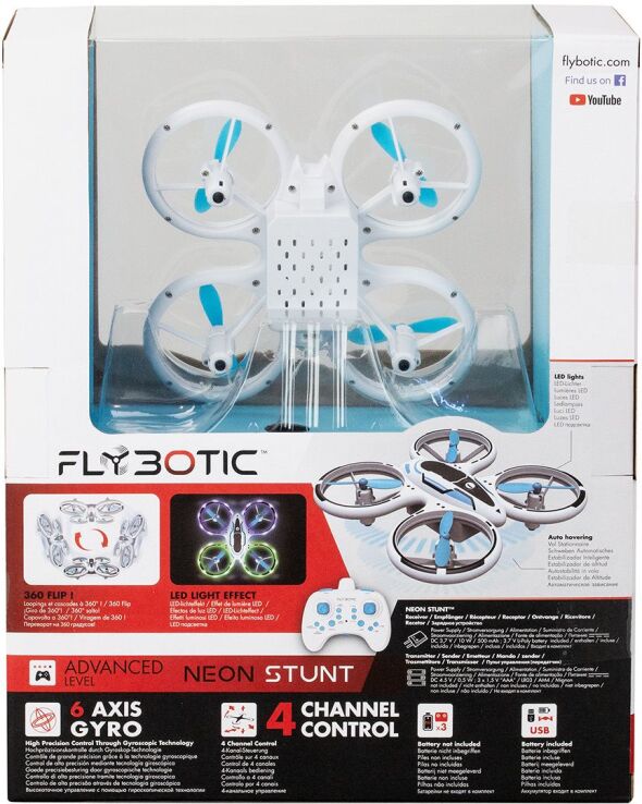 Silverlit Τηλεκατευθυνόμενο Drone Neon Stunt (7530-84827) (5)