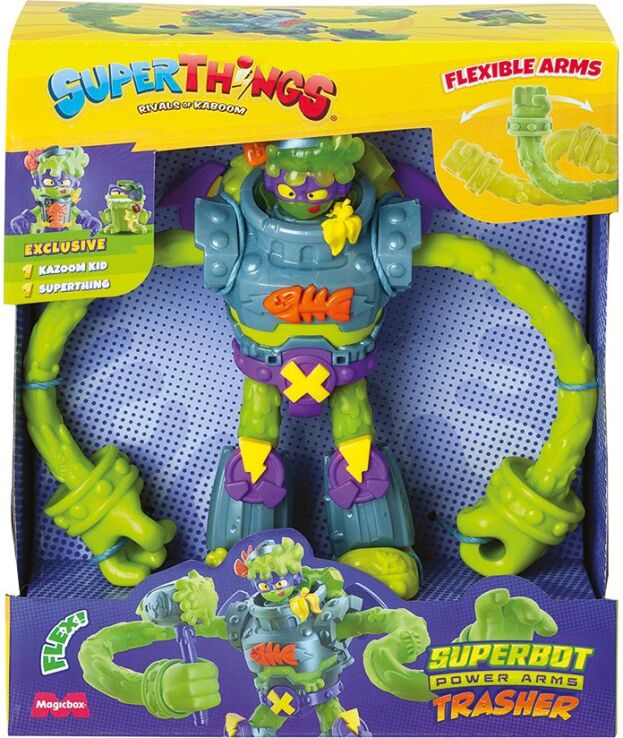 Superzings Superbot Power Arms Με Φιγούρες Trasher (1013-62121) (1)