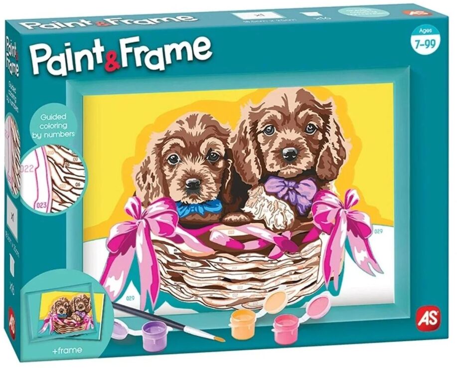 Paint & Frame Adorable Puppies (1038-41019) (0)