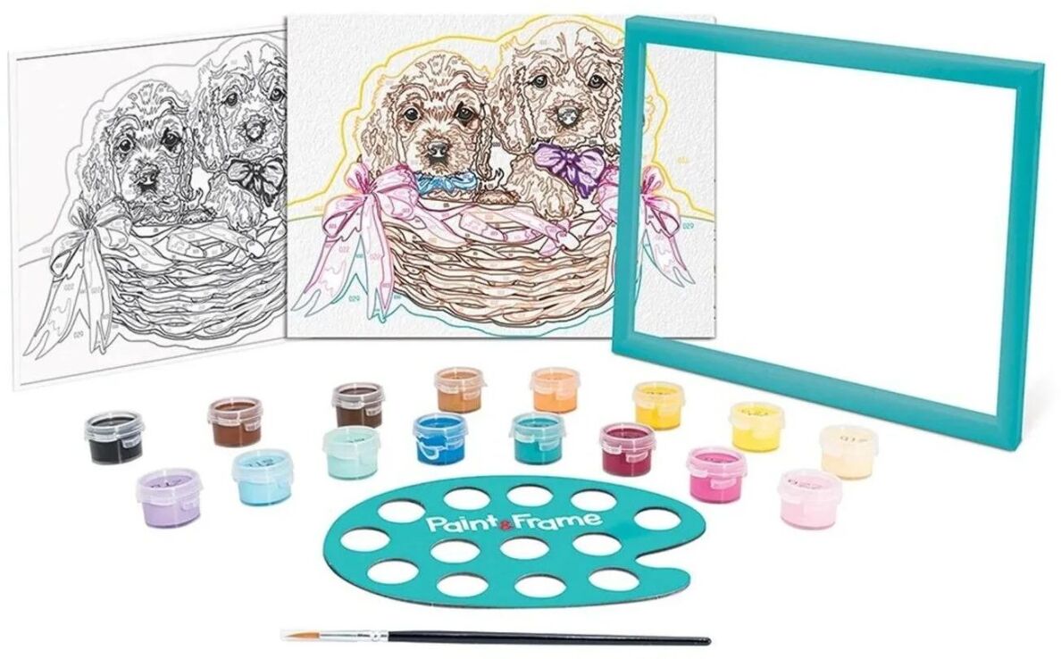 Paint & Frame Adorable Puppies (1038-41019) (1)