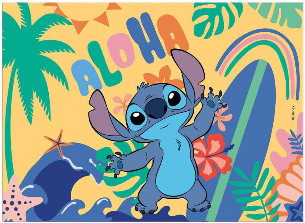 Stitch Διάφανη Τσάντα Σετ Ζωγραφικής (1023-68005) (2)