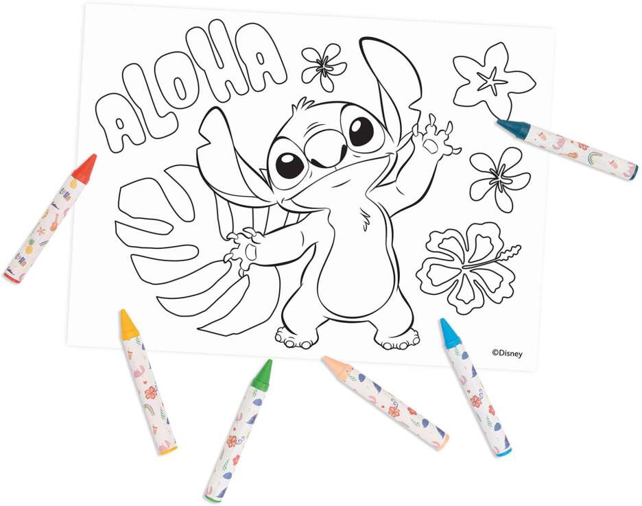 Stitch Διάφανη Τσάντα Σετ Ζωγραφικής (1023-68005) (3)