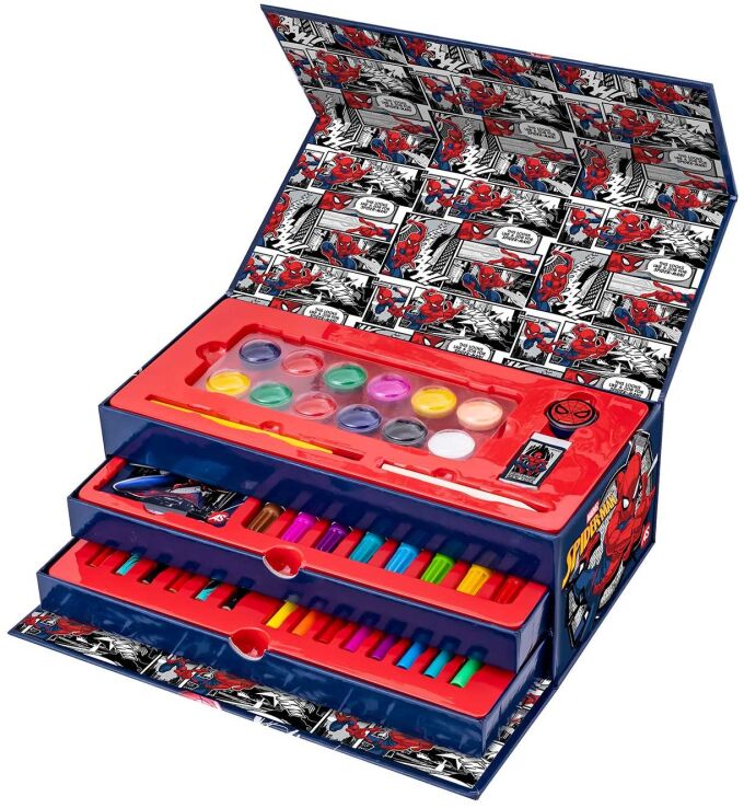 Spiderman Χάρτινο Βαλιτσάκι Με Σετ Ζωγραφικής (1023-69008) (1)