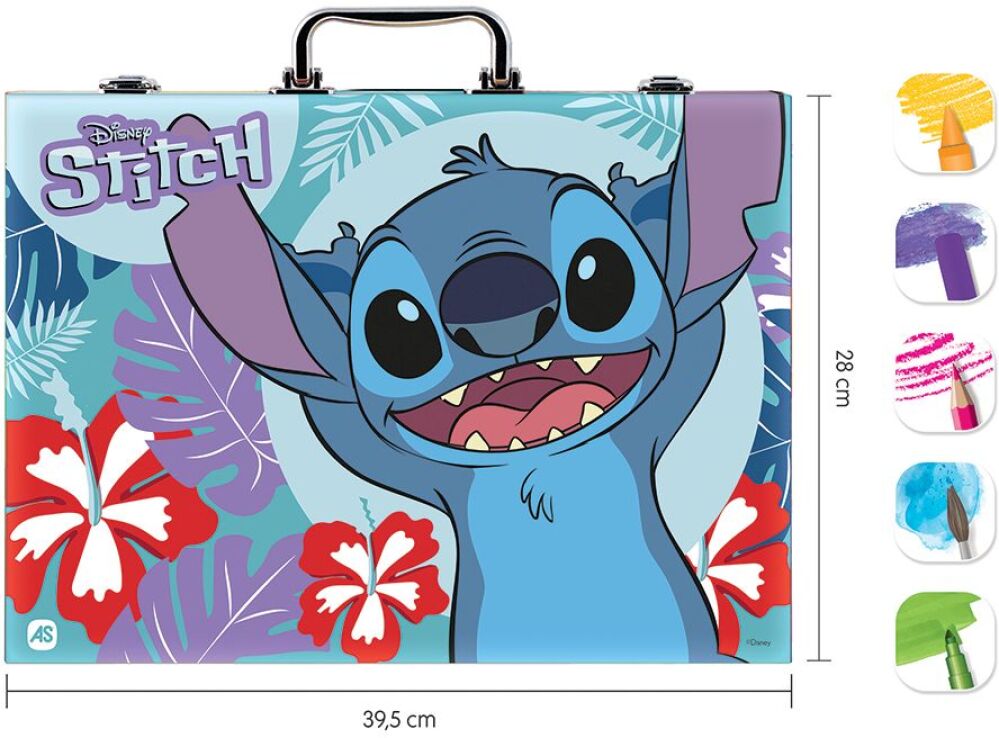 Stitch Κασετίνα Ζωγραφικής Deluxe 100 Αξεσουάρ (1038-82056) (3)