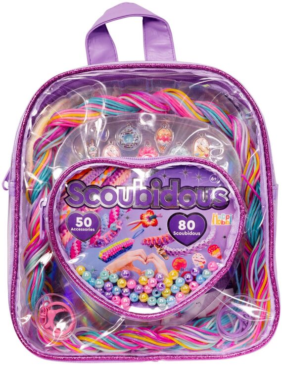 Happi Hobbi Σακίδιο Πλάτης Με 80 Scoubidous & Αξεσουάρ (1080-25570) (1)