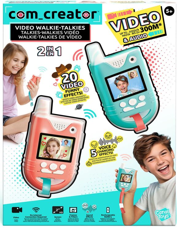 Walkie-Talkie Με Video Creator Σετ 2Τμχ (1863-42348) (1)