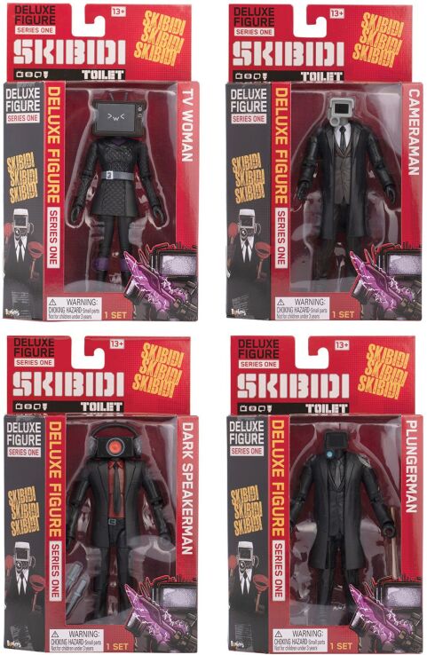 Skibidi Toilet Φιγούρα Μονή 15cm-4 Σχέδια (1013-13800) (2)