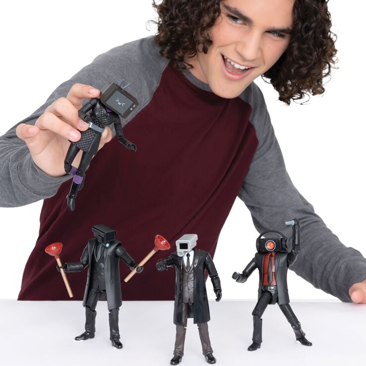 Skibidi Toilet Φιγούρα Μονή 15cm-4 Σχέδια (1013-13800) (6)